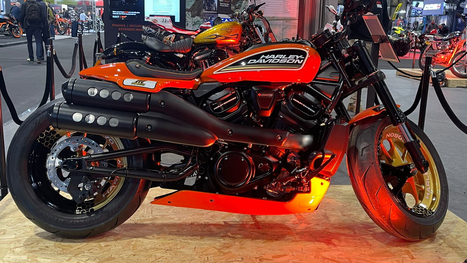 Harley-Davidson custom Sportster S from Sykes at Motorcycle Live